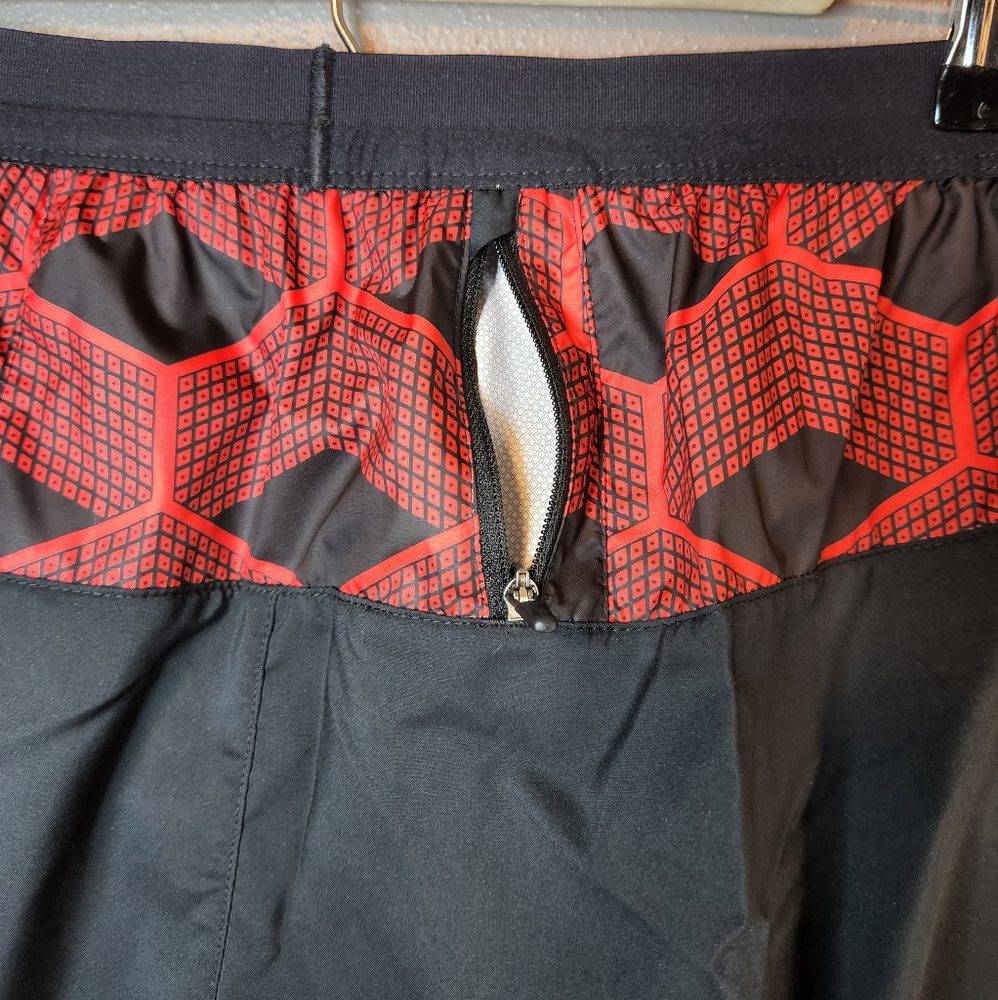 Nike Windbreaker Pants New Mens sz XL Red/Black Running - Picture 5 of 10